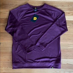 Mens Demarini Crew Neck Fleece Long Sleeved Shirt